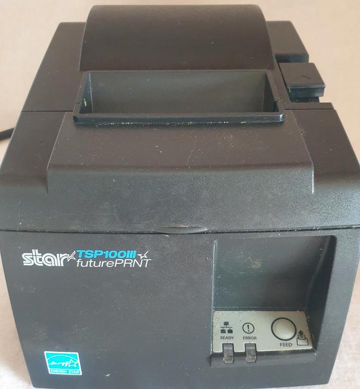 Star TSP100 III kassabon printer, Computers en Software, Printers, Gebruikt, Printer, Thermo-printer, Zwart-en-wit printen, Ophalen of Verzenden