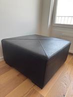 Pouf noir élégant & moderne, Maison & Meubles, Carré, Enlèvement, Utilisé, 50 à 75 cm