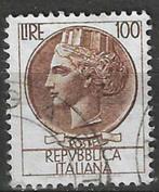 Italie 1968/1972 - Yvert 1007 - Munt van Syracus (ST), Postzegels en Munten, Verzenden, Gestempeld