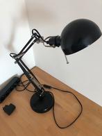 Zwarte bureaulamp verstelbaar, Ophalen of Verzenden, Zo goed als nieuw