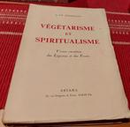 Vegetarisme en spiritualisme Dr. ED Bertholet 1957, Gelezen, Overige typen, Ophalen of Verzenden, Spiritualiteit algemeen