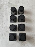 2x set van 4 meubel/kast poten uit RVS, Huis en Inrichting, Kasten | Overige, Ophalen of Verzenden, Zo goed als nieuw