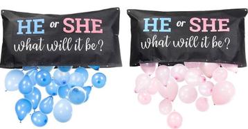 Gender Reveal ballonnenzak beschikbaar voor biedingen