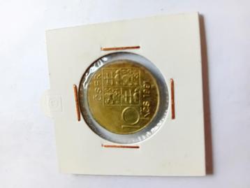 Mooie munt van 10 kroon 1991 tsjechoslowakije.  beschikbaar voor biedingen