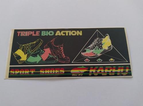 Vintage Sticker - Sport Shoes Karhu - Triple Bio Action, Verzamelen, Stickers, Zo goed als nieuw, Sport, Ophalen of Verzenden