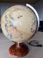Vintage verlichte wereldbol, Antiek en Kunst, Ophalen