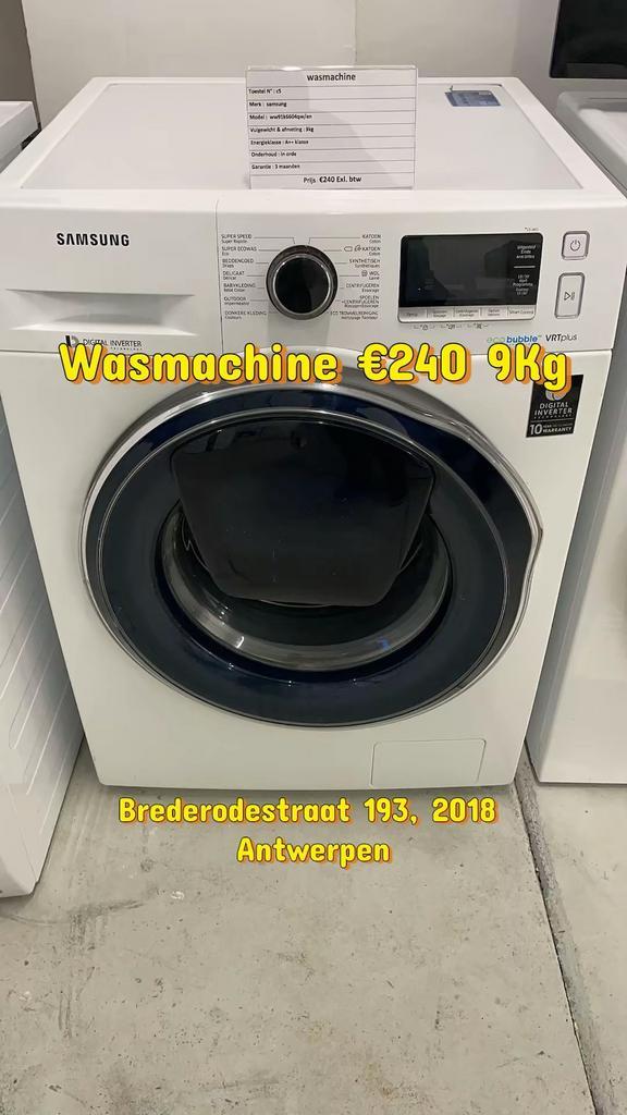 Tweedehands wasmachines met garantie, Elektronische apparatuur, Wasmachines, Zo goed als nieuw, Ophalen
