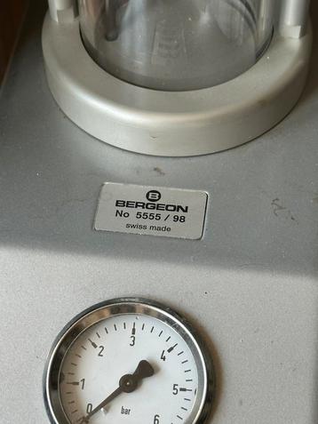 Bergeon vacuumtester waterdichtheid beschikbaar voor biedingen