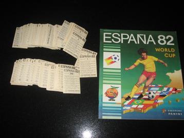 Panini série complète Espagne 82