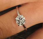 *NIEUW* Exclusieve 14k natuurlijke diamanten Ring 1.01ct, Nieuw, Ophalen of Verzenden, 17 tot 18, Met edelsteen