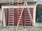 oude houten ladders, Doe-het-zelf en Bouw, Ladders en Trappen, Ophalen, Gebruikt, Ladder, 2 tot 4 meter