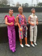 Lot 3 poupées Ken vintage avec tenues originales, Enlèvement ou Envoi, Comme neuf, Barbie