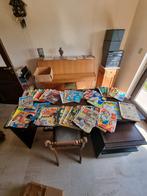 Veel oude striptijdschriften (Kuifje, Spirou, Mickey,...), Boeken, Ophalen, Gelezen