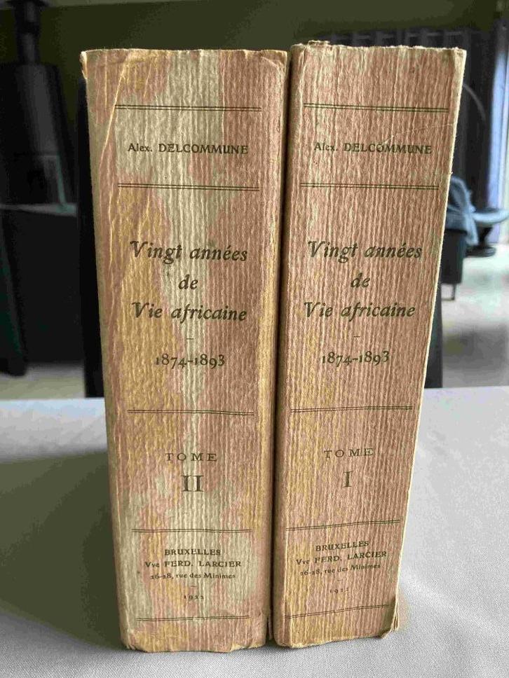 Vingt années de Vie Africaine 1+2 par Alex Delcommune, Antiek en Kunst, Antiek | Boeken en Manuscripten, Ophalen