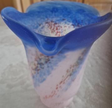 Abat jour tulipe en pâte de verre ( Signé Art de France) beschikbaar voor biedingen