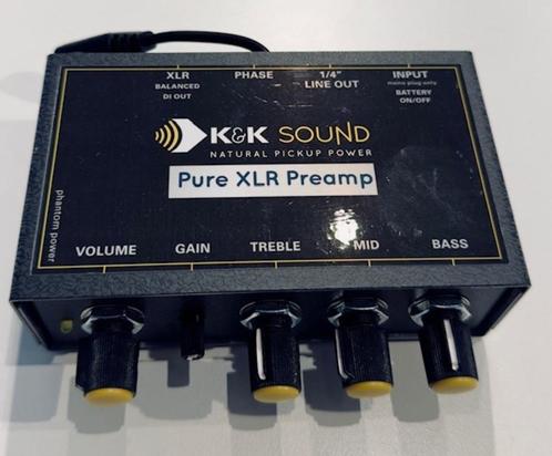 K&K Pure XLR Preamp, Muziek en Instrumenten, Effecten, Zo goed als nieuw, Volume, Overige typen, Equalizer, Ophalen of Verzenden