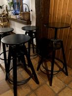 Barkrukken, 60 tot 90 cm, Zo goed als nieuw, In hoogte verstelbaar, 4 krukken