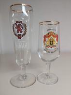 2 unieke bierglazen , voor verzamelaars, Ophalen of Verzenden, Zo goed als nieuw