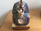 Franklin Mint The Mask of Tutankhamen clock Egyptian, Comme neuf, Autres types, Enlèvement ou Envoi