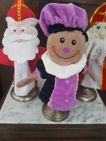 Sinterklaas handpoppen en Piet handpop  beschikbaar voor biedingen