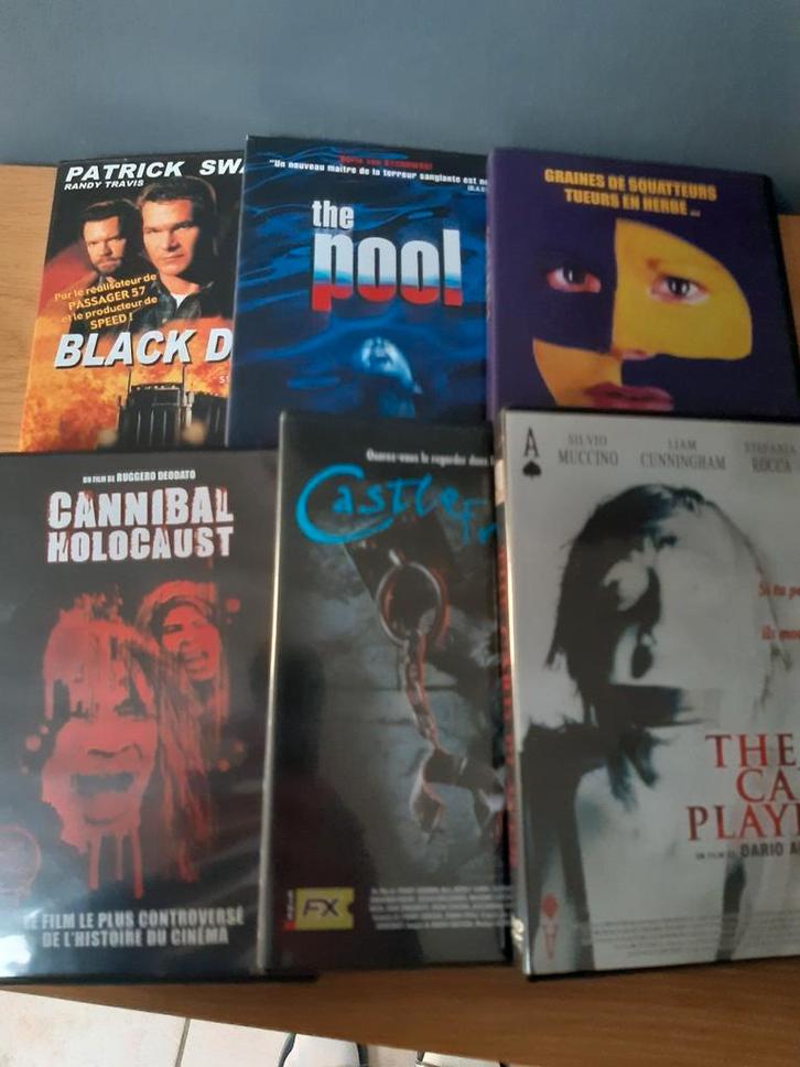 Horrorfilm DVD set van 6, Cd's en Dvd's, Dvd's | Horror, Zo goed als nieuw, Ophalen of Verzenden