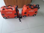 2 Trunki reiskoffers, Ophalen, Gebruikt, Hard kunststof, Slot