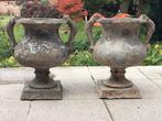 Paire de vases de jardin anciens, Jardin & Terrasse, Comme neuf, Enlèvement ou Envoi