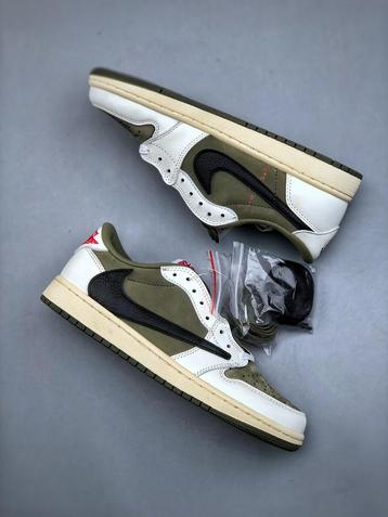 Travis Scott x Air Jordan 1 Low OG “Medium Olive” 41 beschikbaar voor biedingen