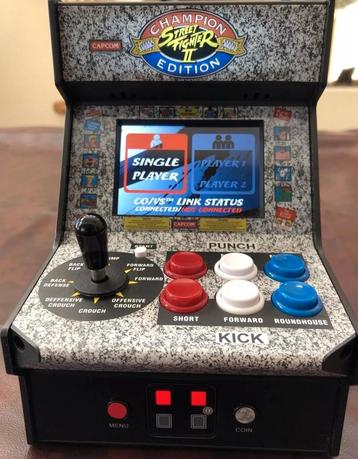 Street Fighter 2 Champion Edition Arcade Mini Terminal  beschikbaar voor biedingen