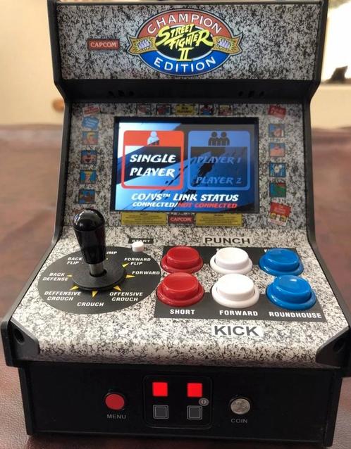 Street Fighter 2 Champion Edition Arcade Mini Terminal, Games en Spelcomputers, Spelcomputers | Overige, Zo goed als nieuw, Ophalen of Verzenden