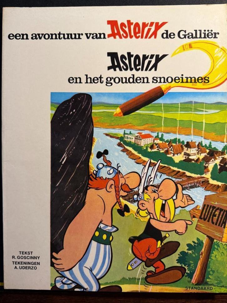 Asterix - 10. Asterix en het gouden snoeimes, Boeken, Stripverhalen, Gelezen, Eén stripboek, Ophalen of Verzenden