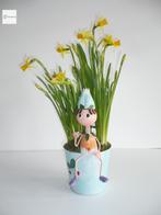 Bloempot Tuiniertje, Ophalen of Verzenden, Nieuw, Metaal