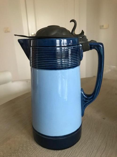 Art nouveau Villeroy &  Boch pichet, Antiek en Kunst, Antiek | Keramiek en Aardewerk, Ophalen of Verzenden
