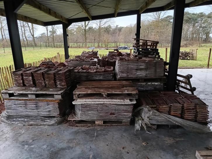 Dakpannen VTB, Doe-het-zelf en Bouw, Metselstenen, Gebruikt, Ophalen