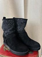 Twinset 38 zwarte suède leren laarsjes, Gebruikt, Meisje, Ophalen of Verzenden, Twinset