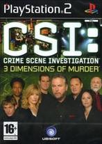 CSI Crime Scene Investigation 3 Dimensions of Murder, Consoles de jeu & Jeux vidéo, Jeux | Sony PlayStation 2, Aventure et Action