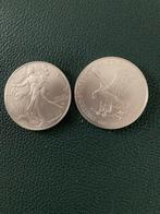 Zilver 1 dollar american eagle 2024 1oz, Postzegels en Munten, Munten | Amerika, Ophalen of Verzenden, Midden-Amerika, Losse munt