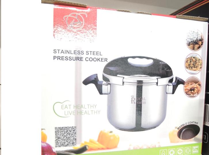 Snelkookpan auto inox 4 liter nieuw!, Maison & Meubles, Cuisine | Casseroles & Poêles, Neuf, Casserole ou Cocotte-minute, Inox