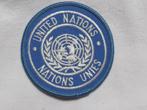 Stoffen Badge UN, Verzamelen, Militaria | Algemeen, Embleem of Badge, Overige soorten, Ophalen of Verzenden