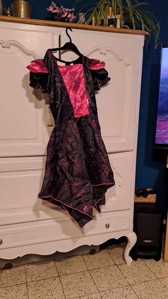 Déguisement sorcière Halloween 7-10 ans, Kinderen en Baby's, Carnavalskleding en Verkleedspullen, Zo goed als nieuw, Ophalen