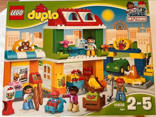 Lego Duplo - Stadsplein - 2-5j, Kinderen en Baby's, Speelgoed | Duplo en Lego, Zo goed als nieuw, Duplo, Ophalen of Verzenden