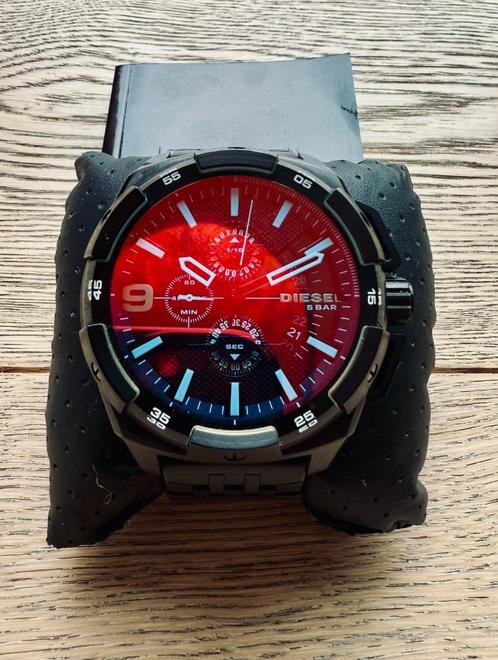Diesel DZ4395 Horloge, Handtassen en Accessoires, Horloges | Heren, Zo goed als nieuw, Polshorloge, Overige merken, Staal, Staal