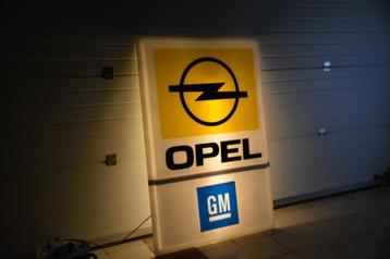 opel prachtige xxl lichtreclame lichtbak superstaat zeldzaam beschikbaar voor biedingen