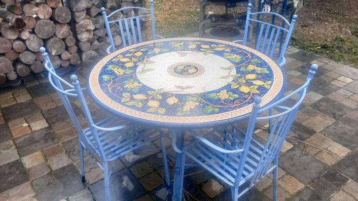 Tuintafel terrastafel voor kasteel, Jardin & Terrasse, Ensembles de jardin, Enlèvement