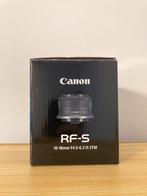 Objectif Canon RF-S 10-18 F/4.5-6.3 IS STM, Audio, Tv en Foto, Foto | Lenzen en Objectieven, Ophalen, Zo goed als nieuw