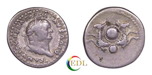 Romeinse Rijk Vespasianus – Denarius, Postzegels en Munten, Munten | Europa | Niet-Euromunten, Losse munt, Italië, Zilver, Verzenden