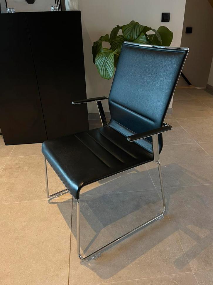 Designstoelen (set van 6), Huis en Inrichting, Stoelen, Zo goed als nieuw, Zwart, Ophalen