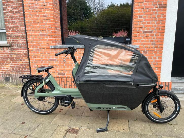 Bakfiets Lovens Explorer 65 – Perfect onderhouden, Vélos & Vélomoteurs, Vélos | Vélos avec bac, Comme neuf, Autres marques, 2 enfants