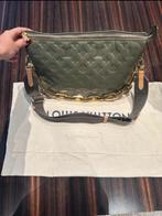 Louis Vuitton coussin MM, Ophalen of Verzenden, Zo goed als nieuw, Groen, Leer