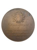 Bronzen medaille L Effort Fonson — Luik 1962 — Art Deco, Ophalen of Verzenden, Brons